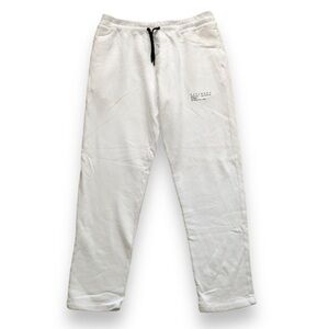 BWB x Fakework White Drawstring Sweatpants Size XXL